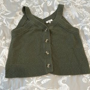 Madewell Green Knit Tank Top